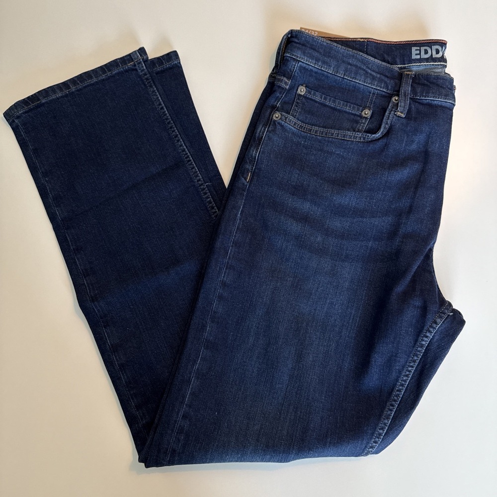 Eddie Bauer Men's Mr Eddies Flex Jean Straight 34x32 NWT 0036